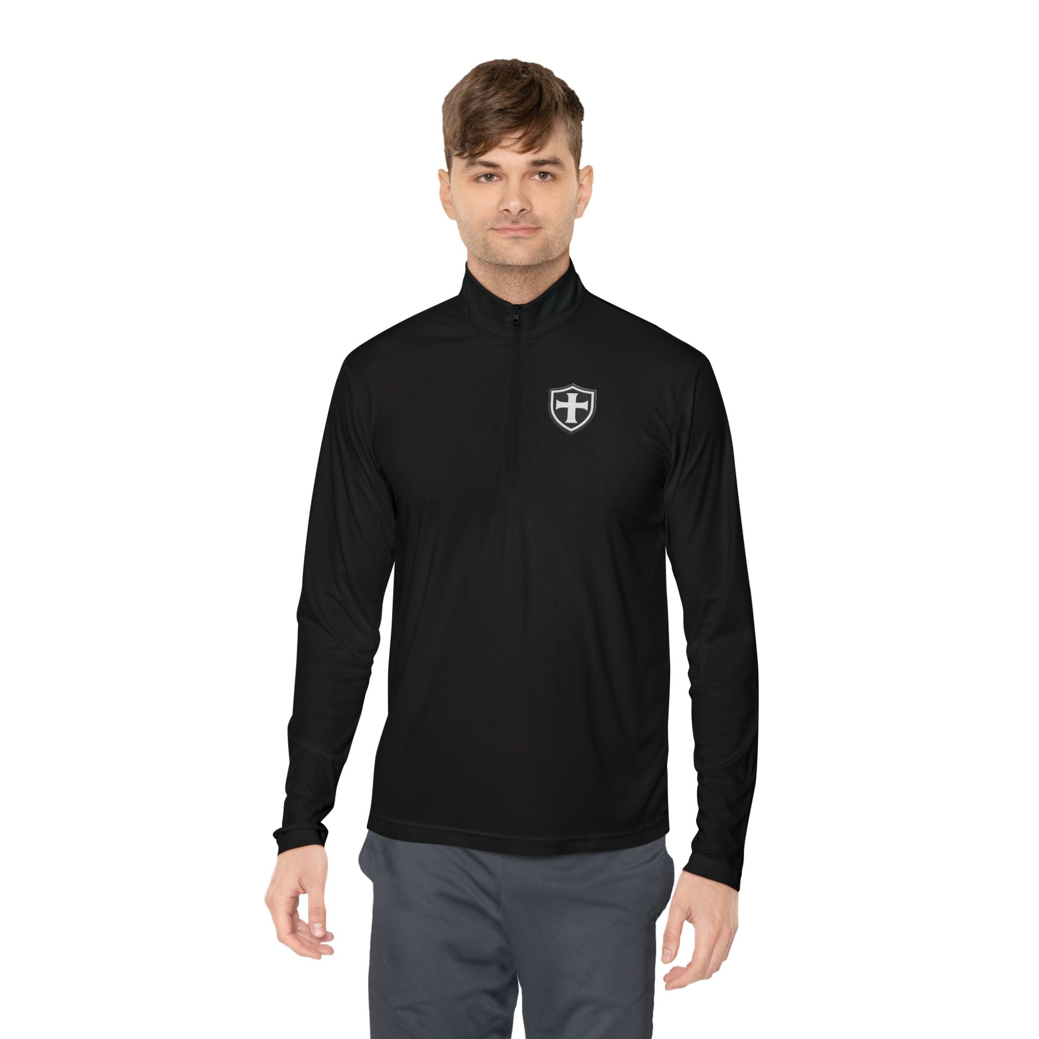 Apex Athlete Labs — “Shield of Faith” Performance Quarter-Zip 2 Timothy 1:7